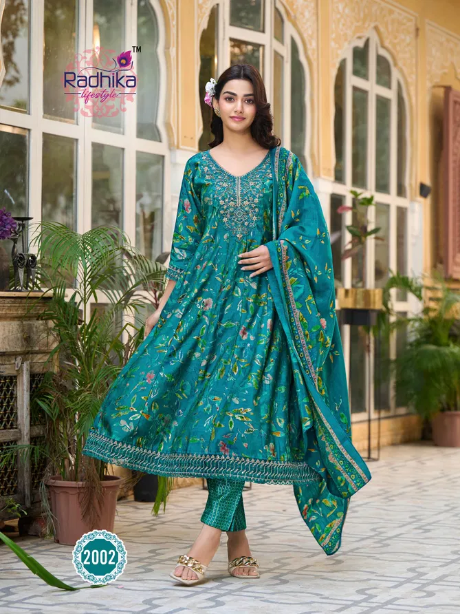 Kalki Vol 2 By Radhika Shimmer Designer Kurti With Bottom Dupatta Orders In India